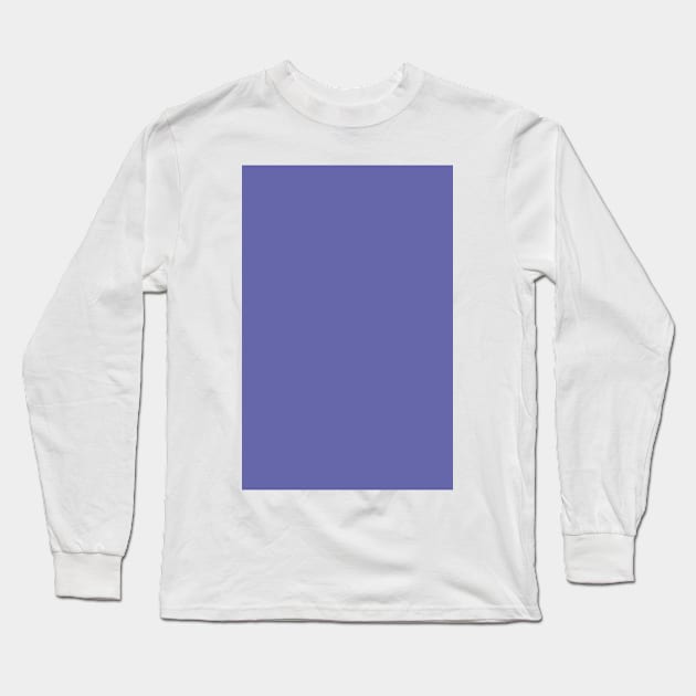 COLOR OF THE YEAR 2022 VERY PERI PURPLE Long Sleeve T-Shirt by colorsandpatterns